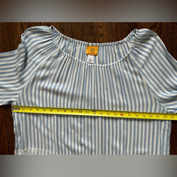 Ruby Road Lace Pinstripe Blouse - Picture 13 of 15